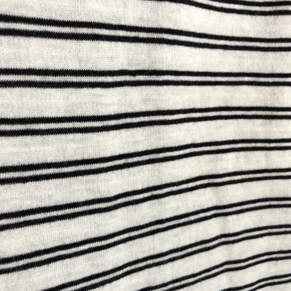 Vintage America Black and Gray Striped Long Sleeve Thermal Raglan Shirt - Picture 7 of 11